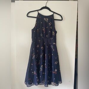 Maison Jules Nautical Navy Halter Dress in size 2